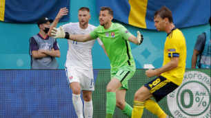 Словакия қақпашы қателігінен Еуроның плей-офф кезеңіне шығу мүмкіндігін жіберіп алды