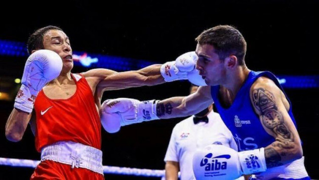 Өзбек боксшыны жеңген Теміртас Жүсіпов әлем чемпионатының жартылай финалына шықты