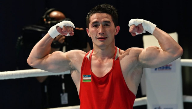 Өзбекстан намысын қорғайтын қазақ боксшысы "Канело" - Бивол андеркартында қарсыласын нокаутқа түсірді
