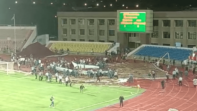 Шымкентте орталық стадион шатырының құлауына қатысты тергеу басталды