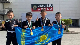 Жас спортшылар джиу-джитсудан әлем чемпионы атанды