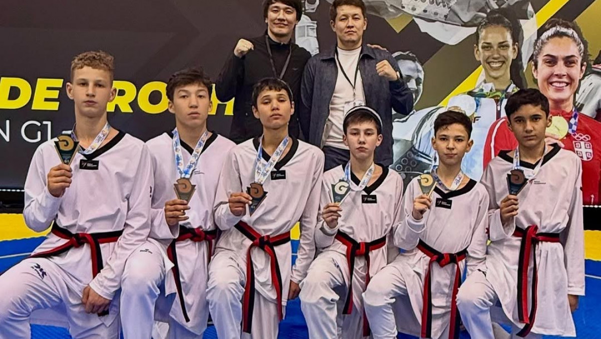 Қазақстандық жас таеквондошылар Сербиядағы турнирде 11 жүлде жеңіп алды