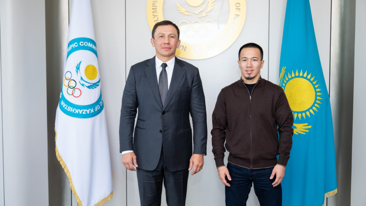 Головкин тарихи алтын жеңіп алған қазақ балуанмен кездесті