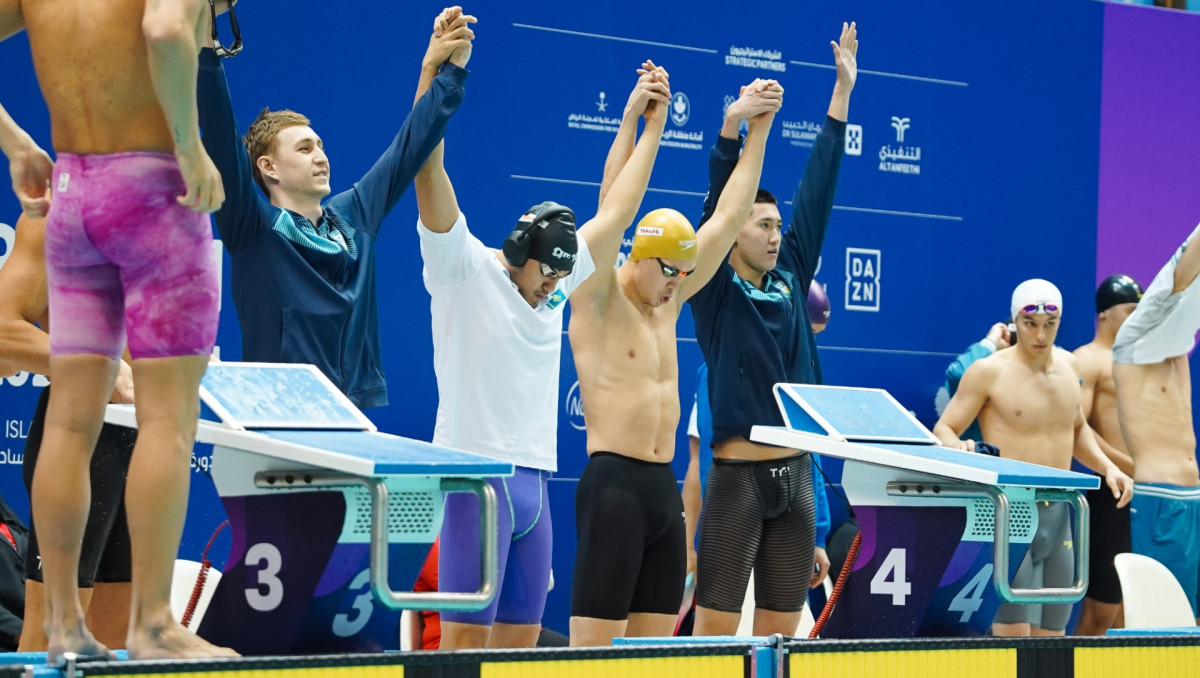 Қазақстан ерлер құрамасы жүзуден Эр-Риядтағы турнирде екінші болды