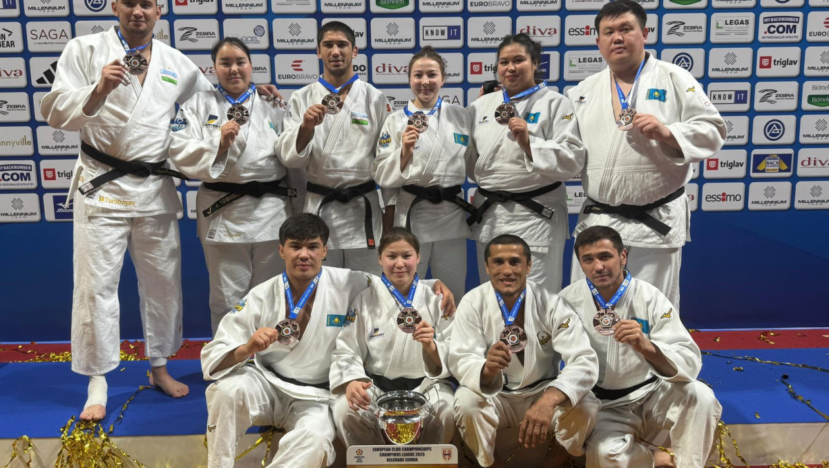 Тарихта алғаш рет! Қазақстандық дзюдо клубы Еуропалық турнирде жүлде жеңіп алды