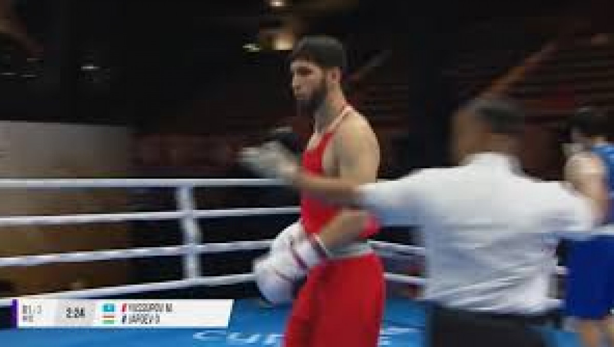 Қазақастан боксшысы ӘЧ-де қарсыласын бірінші раундта нокаутқа түсірді