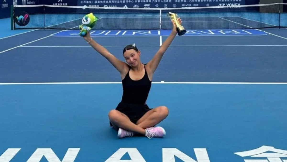 Қазақстандық жас теннисші Үндістандағы турнирде жеңімпаз атанды