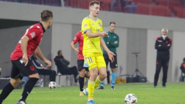 Қазақстанның Албанияға қарсы кездесуінде үздік футболшысы анықталды