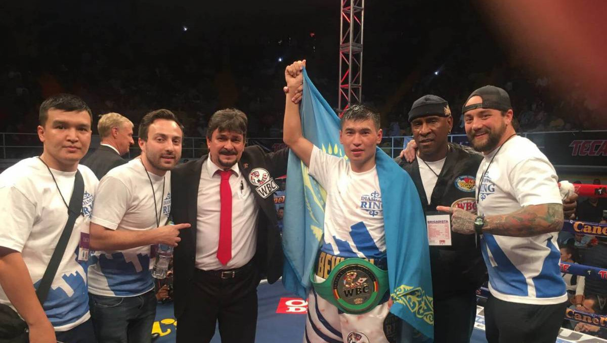 Бекман Сойлыбаев "WBC International" чемпиондық белбеуін жеңіп алды