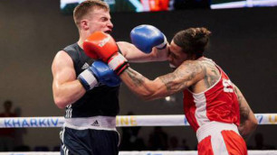 Еуропа чемпионатында екі боксшы бір сәтте нокдаунға түсті 