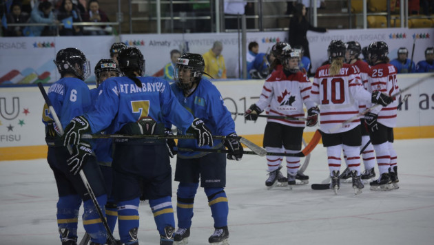 Хоккейден Қазақстанның әйелдер құрамасы канадалықтардан ірі есеппен жеңілді