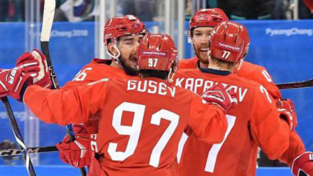 Хоккейден Ресей құрамасы Олимпиада ойындарының жартылай финалына шықты