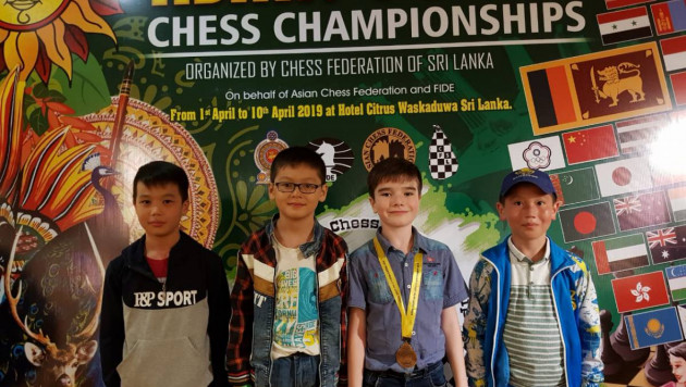 Шахматтан жастар арасындағы Азия чемпионатында Қазақстан 18 жүлде иеленді